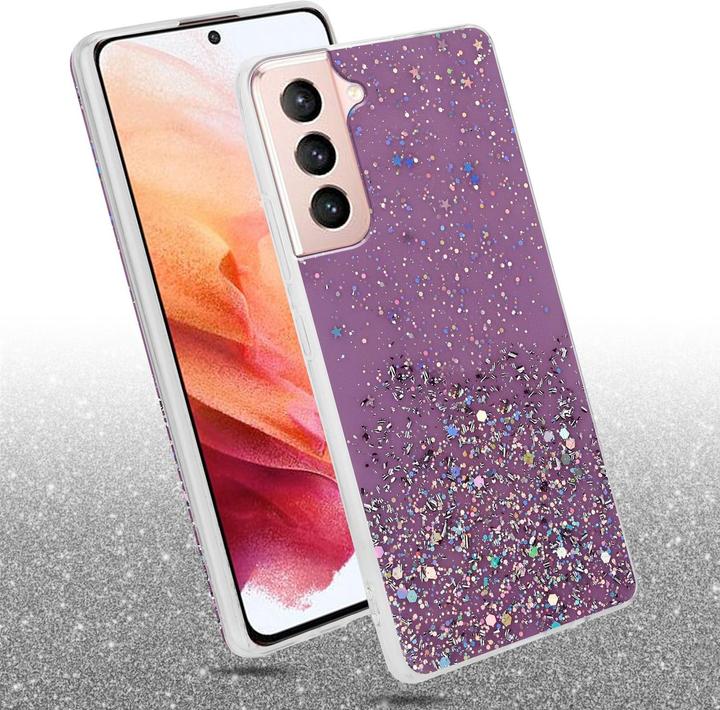 Produktbild Cadorabo TPU Cover funkelnder Glitter (Samsung Galaxy S21 5G)