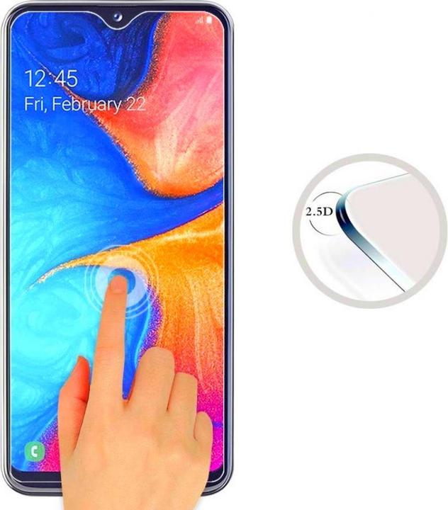 Produktbild Screenguard Samsung Galaxy A20e Panzerglas Schutzfolie Case Friendly Design (1 Stück, Samsung Galaxy A20e)