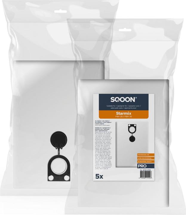Productafbeelding Sqoon 42190-5PRO Starmix Staubbeutel FBV 25/35 PRO 5 Stk. (5 x)