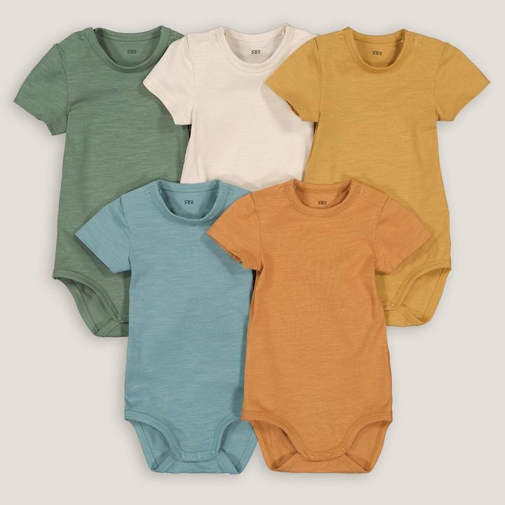 Immagine prodotto La Redoute Collections Confezione da 5 body a manica corta (80)