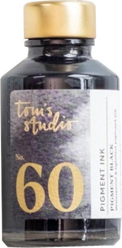 Produktbild Tom's Studio Tinte Pigment Schwarz 50ml (Tintenfass, Schwarz)