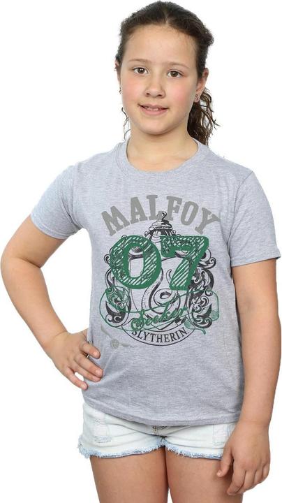 Actual product image Girls Seeker Draco Malfoy Cotton T-Shirt (152, 158)