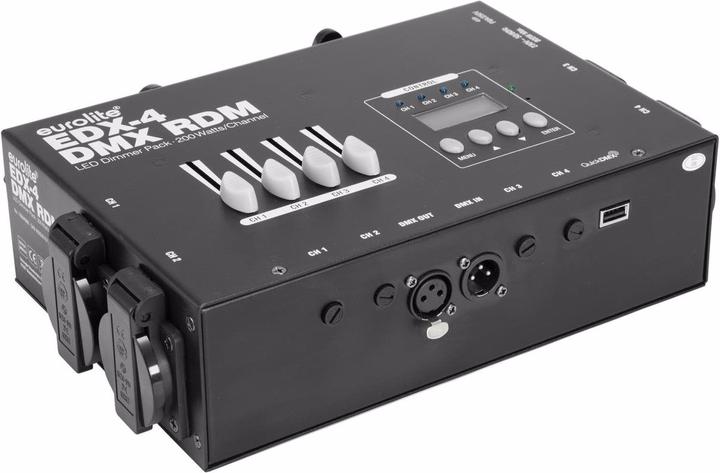 Actual product image Eurolite EDX-4 DMX RDM LED Dimmer Pack