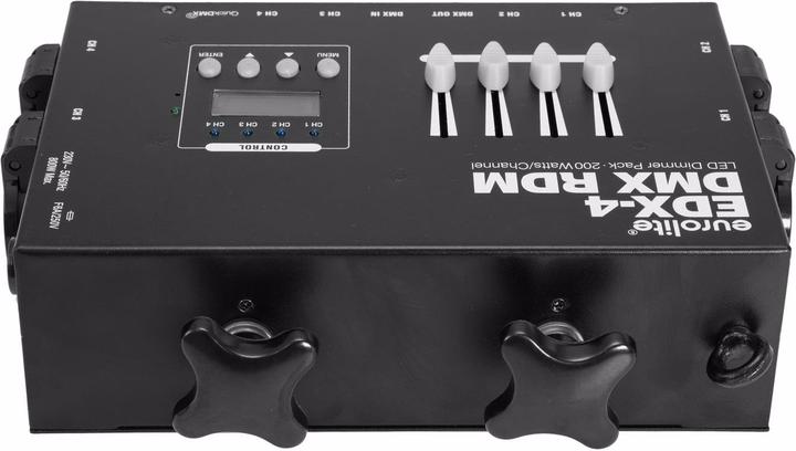 Actual product image Eurolite EDX-4 DMX RDM LED Dimmer Pack
