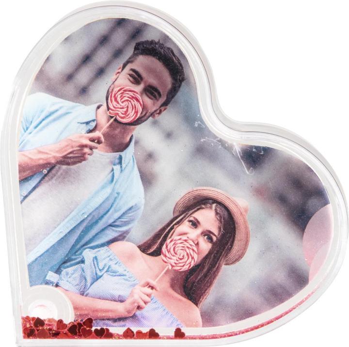Produktbild Hama Heart Rot Transparent Einzelbilderrahmen (7 x 9 cm)