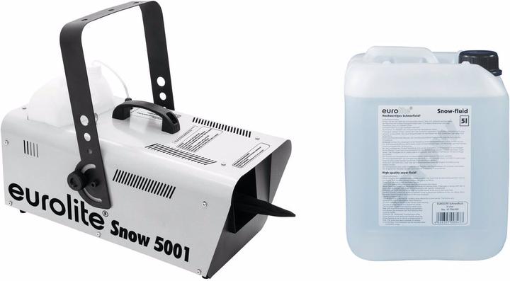 Actual product image Eurolite Set Snow 5001 snow machine + snow fluid 5l