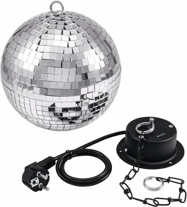 Actual product image Eurolite Set mirror ball + LED PST-5 QCL Spot bw (20 cm)