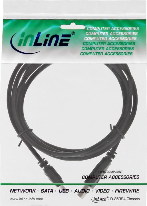 Image du produit InLine USB A — Mini USB B (5 m, USB 2.0)