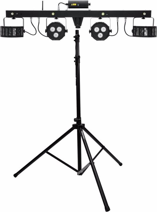 Actual product image Eurolite Set LED KLS Laser Bar FX light set + M-4 speaker high stand
