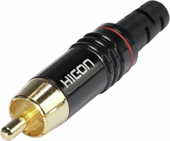 Actual product image Hicon Cinch connector HI-CM06-RED