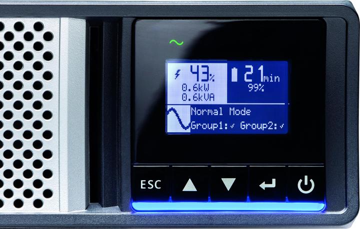 Actual product image Eaton 5PX 1500i RT2U Netpack G2 (1.50 VA, 1500 W, Line-interactive UPS)