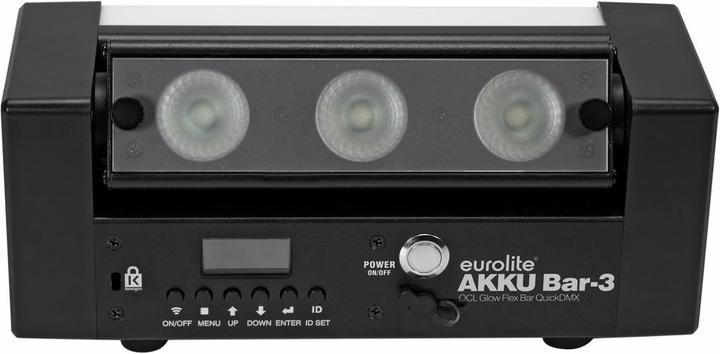 Actual product image Eurolite ACCU Bar-3 Glow QCL Flex QuickDMX