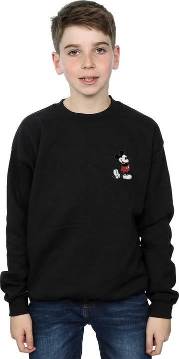 Actual product image Disney Boys Mickey Mouse Kickin Retro Chest Sweatshirt (116)
