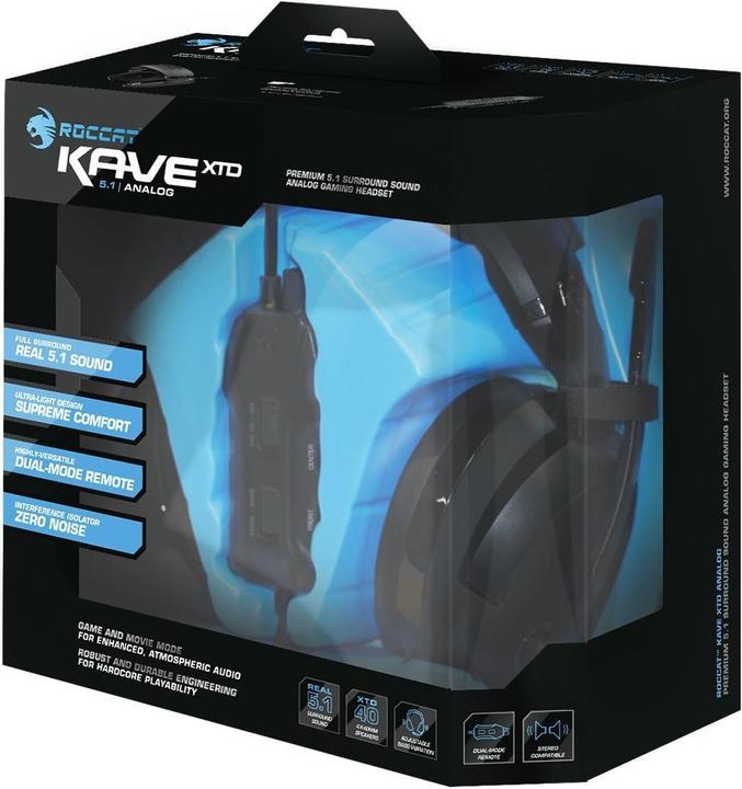 Actual product image Roccat Kave XTD 5.1 Analogue (Cable)