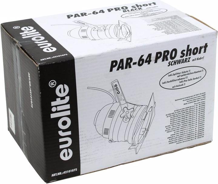 Actual product image Eurolite PAR-64 Spot Short sw