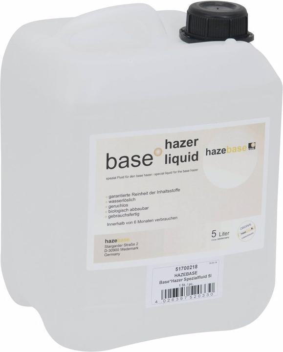 Actual product image Hazebase Base*H special fluid 25l canister (Smoke machine, Fog fluid)