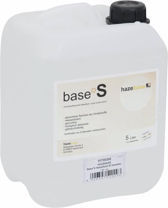 Actual product image Hazebase Base*Q fog fluid 5l canister (Fog fluid)