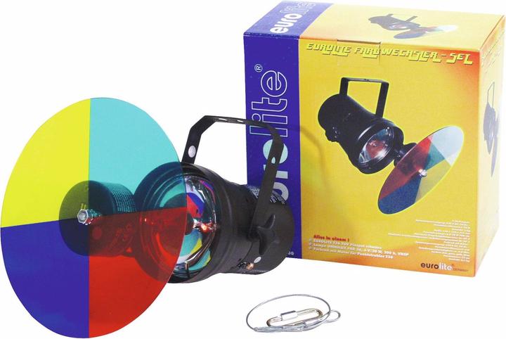Image du produit Eurolite Kit changeur de couleurs + PAR-36 Pinspot