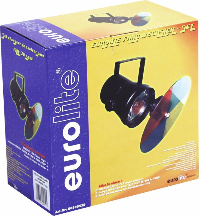 Image du produit Eurolite Kit changeur de couleurs + PAR-36 Pinspot
