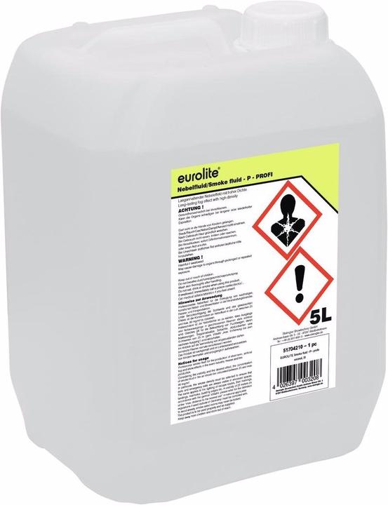Eurolite Smoke Fluid -P- Profi, 5l de liquide fumigène (Liquide de brouillard)