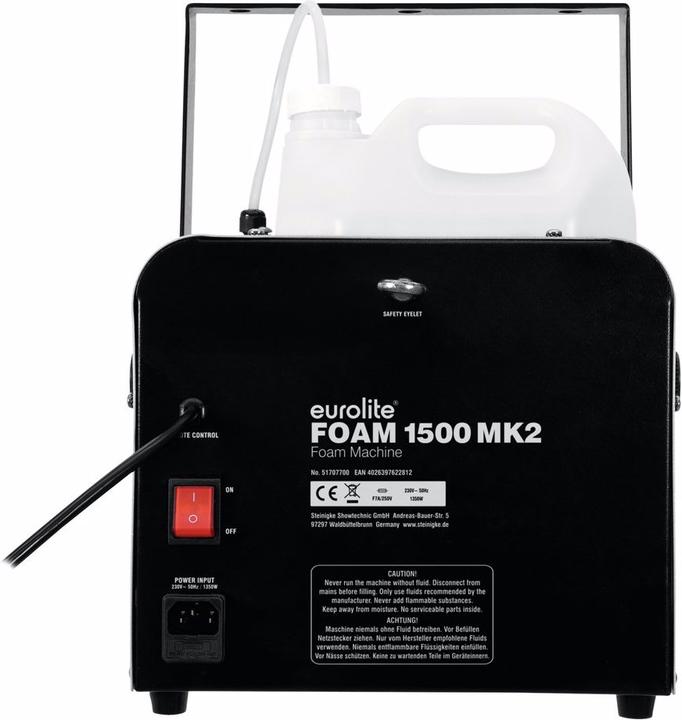 Actual product image Eurolite Foam 1500 MK2 foam machine