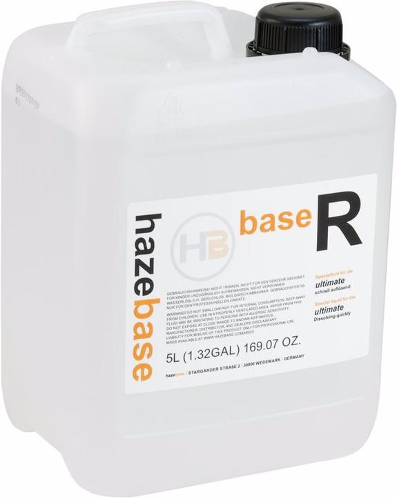 Hazebase Base*R special fluid 5l canister (Smoke machine)