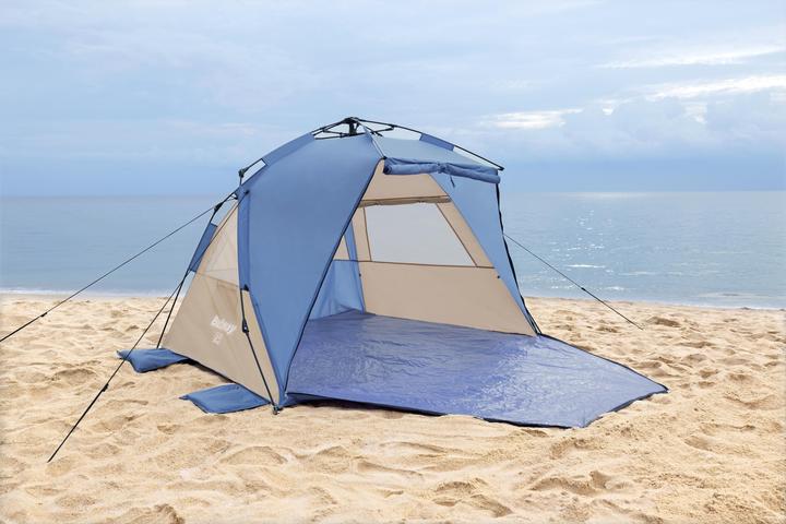 Immagine prodotto Bestway Tent Polyester with Ventilation 107/127x240x125 cm Camping & Beach 68144 (Tenda a cupola, 3.30 kg, 4 persone)