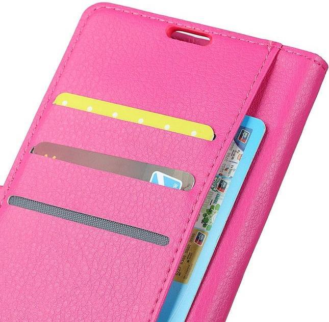 Produktbild MU Classic Litchi Leder Bookcover Series (Motorola Moto Z3 Play)