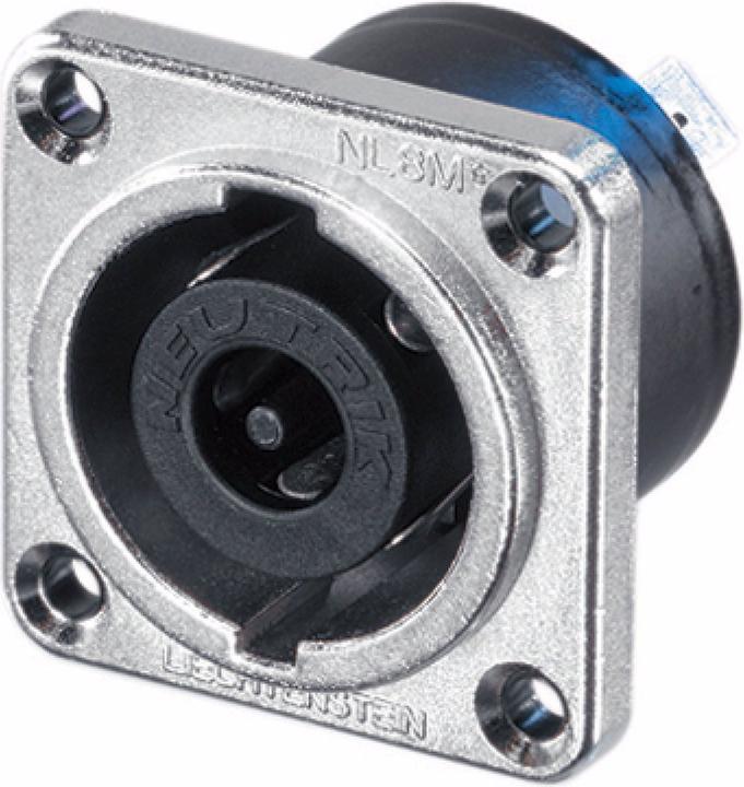 Produktbild Contrik Speakon-Einbaustecker 8pol. Rundflansch