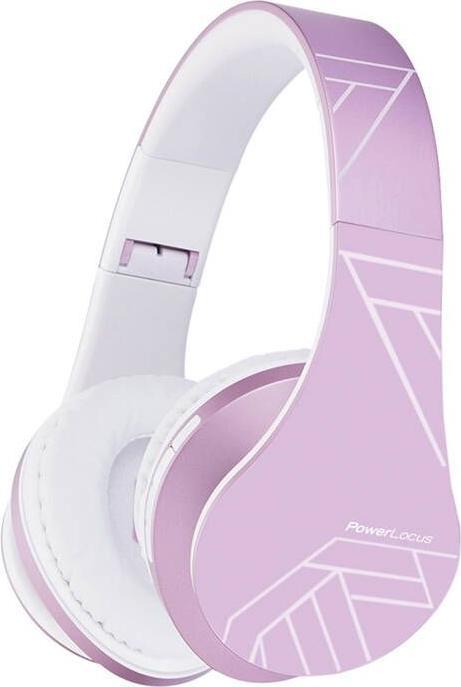 Actual product image PowerLocus Wireless headphones for kids P2 (pink-white)