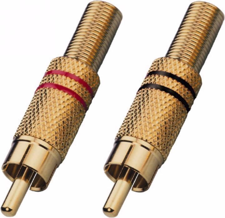 Monacor Cinch-Stecker Paar, verg.