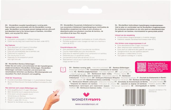 Immagine prodotto Wondermom Cuscinetti per l'allattamento (8 x)