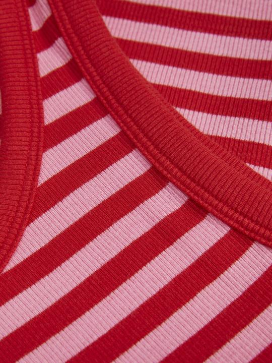 Produktbild JJXX Jxfallon Str Sl Stripe Rib Top Jrs Sn (M)