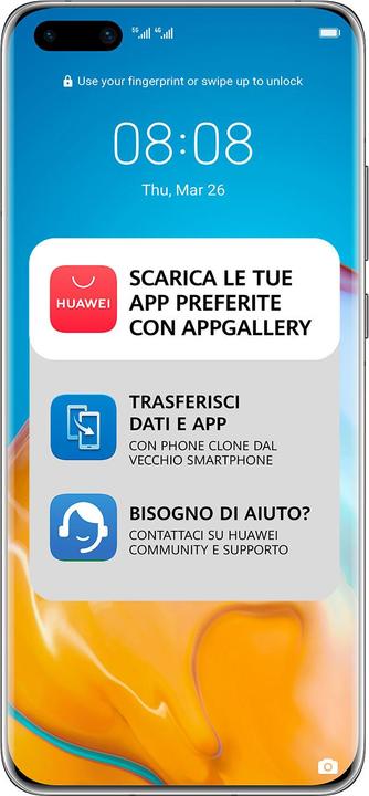 Actual product image Huawei P40 Pro (256 GB, Black, 6.58", Hybrid Dual SIM + eSIM, 50 Mpx, 5G)