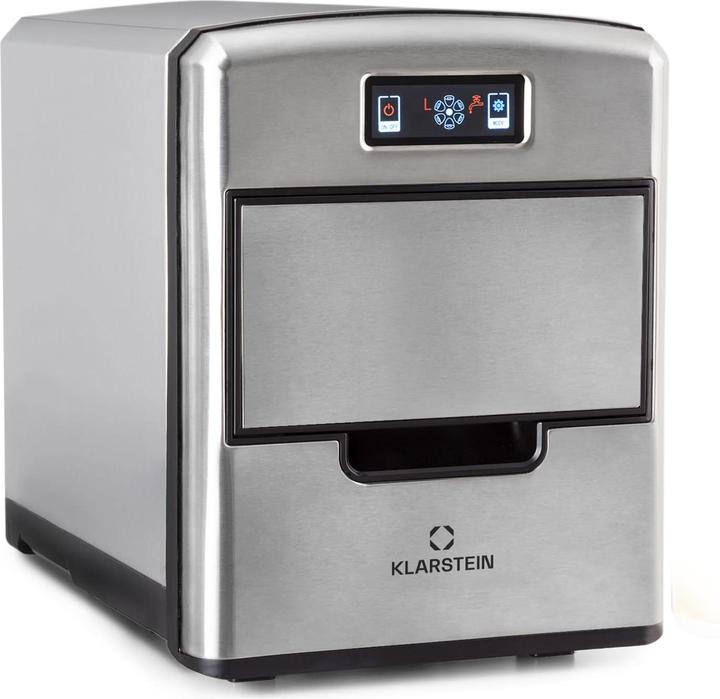 Produktbild Klarstein Metropolitan Eiswürfelmaschine Silber