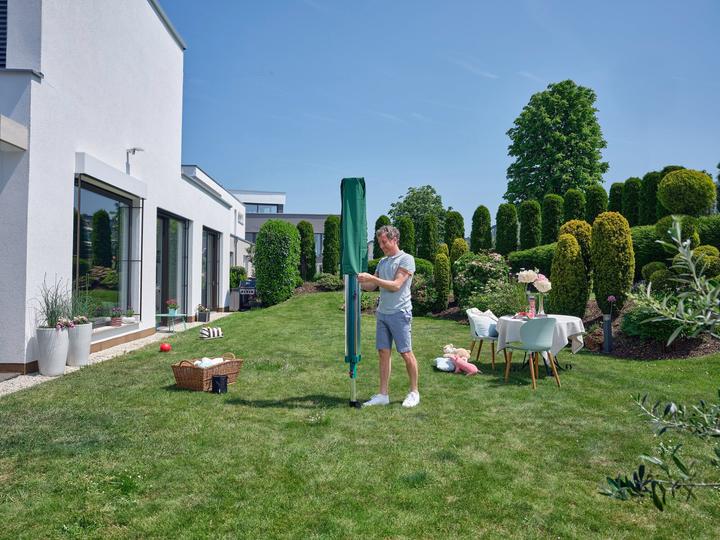 Immagine prodotto Leifheit Ombrello da bucato Linomatic 600 Deluxe Cover (60 m)