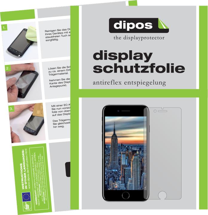 Produktbild Dipos Displayschutzfolie Antireflex (6 Stück, Apple iPhone 8)