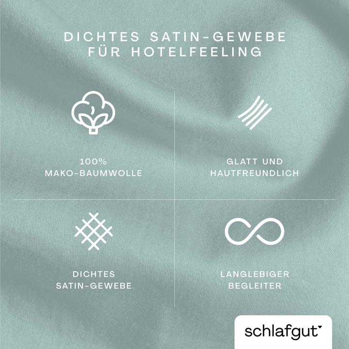 Image du produit schlafgut Woven Satin (Housse de couette, 155 x 220 cm)