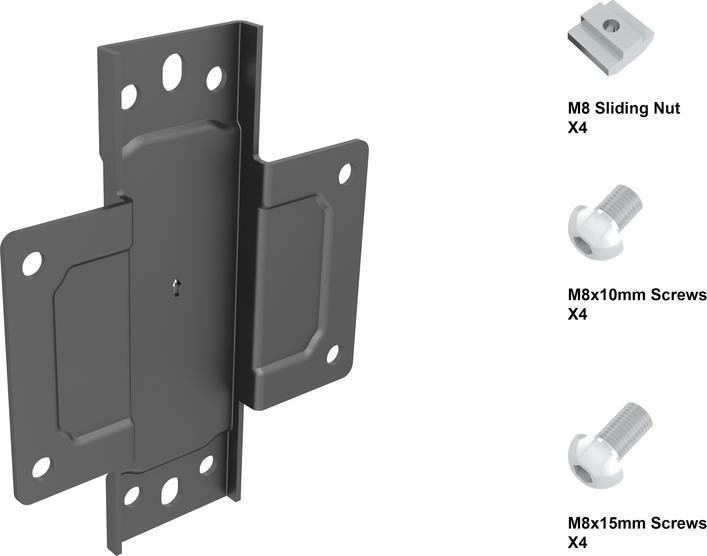 Produktbild Multibrackets Pole Clamp Plate, zu Modularem Pro System