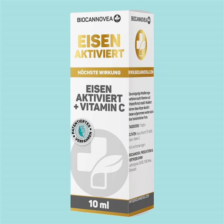 Actual product image Biocannovea Iron activated & Vitamin C (1 Piece, Droplet, 53 g)
