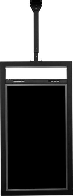 Actual product image Hagor Ceilingmount OM46N-D - Bracket - for Flat Panel Display - Black - Screen Size