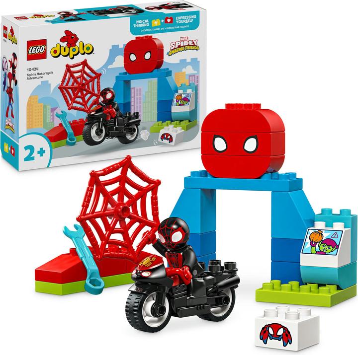Actual product image LEGO Spin's motorbike adventure (10424)