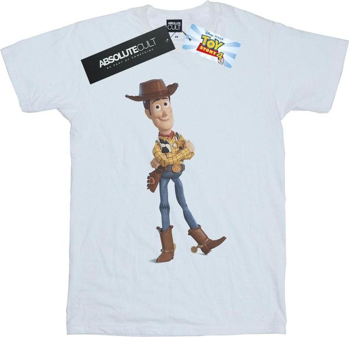 Actual product image Disney Mens Toy Story 4 Sherrif Woody T-Shirt (XL)