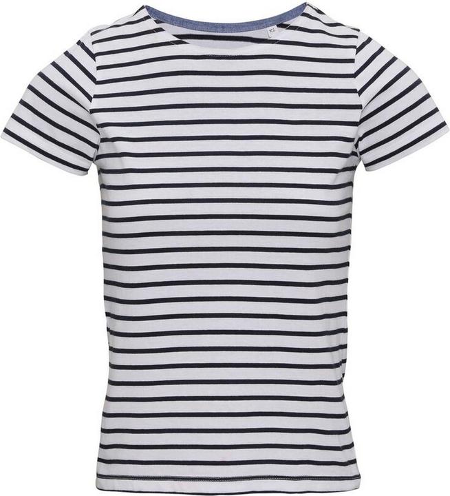Asquith & Fox TShirt Mariniere kurzärmlig