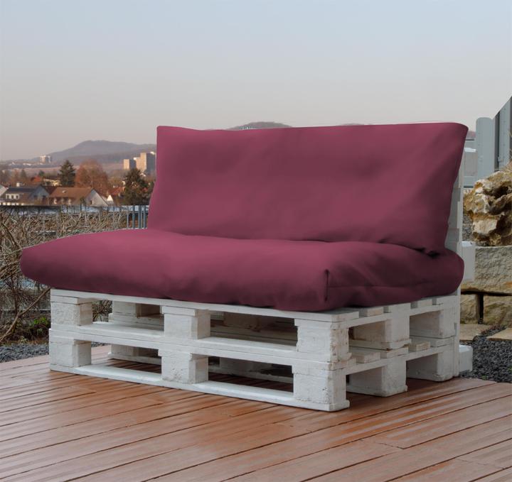 Immagine prodotto Aspero Copricuscini pallet impermeabili 2 pezzi Marsala - 8597