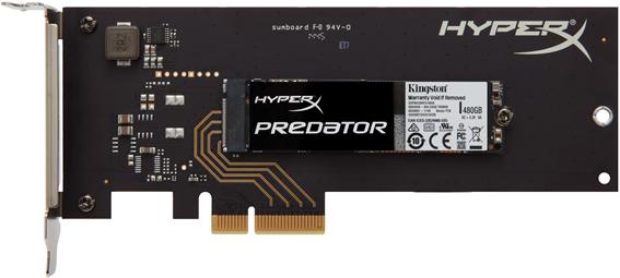 Immagine prodotto HyperX Predator PCIe (480 GB, M.2 2280)