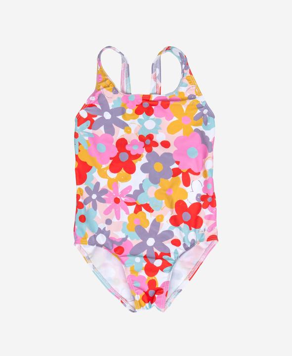 Image du produit Nabaiji Maillot de bain 1 pièce Bébé / Fille - rouge imprimés fleurs (76, 78, 80 C)