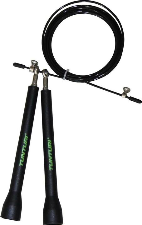Actual product image Tunturi Verstellbares Springseil mit Alu-Griffen und Kugellager (300 cm)
