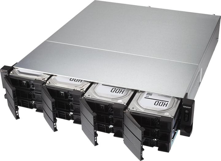 Produktbild QNAP TS-h1283XU-RP-E2136-128G 12-bay Intel Xeon E-2136 6 cores/12 threads boost up to