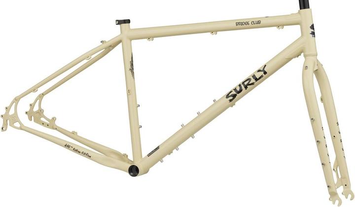 Actual product image Surly Bridge Club MTB Frame Kit, 26+/27.5+/700C, whipped butter